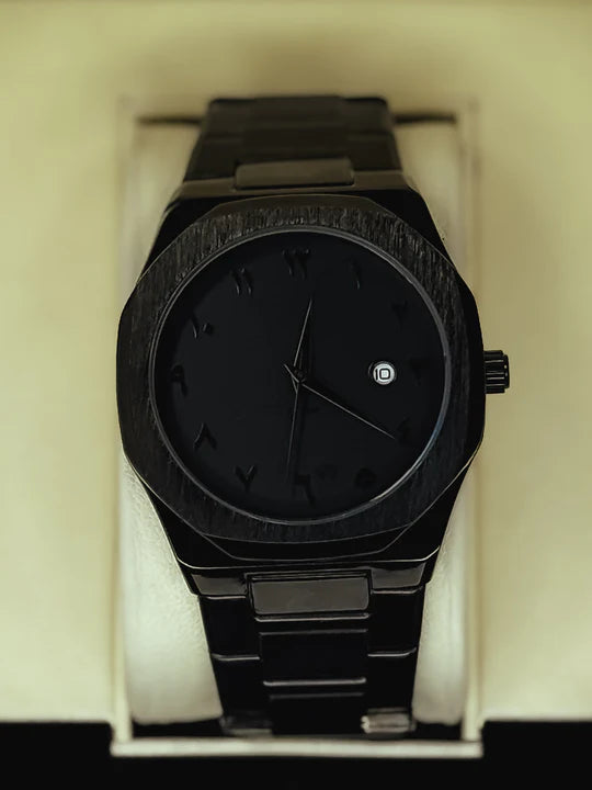 BLACK STAINLESSSTEEL BEAUTIFUL WATCH