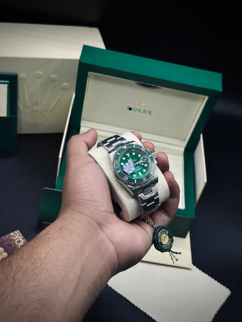 RLX GREEN SUBMARINER DESIGN MASTER LATEST WATCH