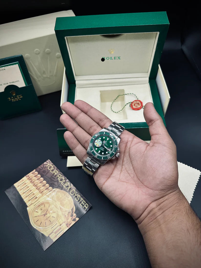 RLX GREEN SUBMARINER DESIGN MASTER LATEST WATCH