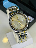 Two Tone BB Silver Prism Dial Watch